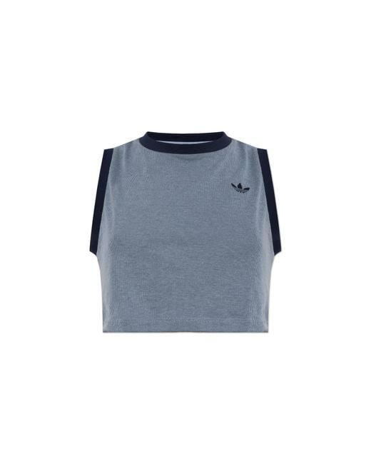 Adidas Originals Blue Top With Z Logo