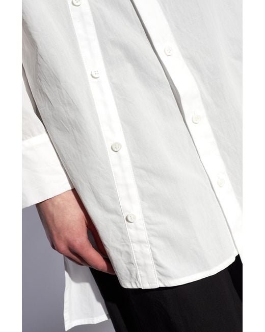 Yohji Yamamoto White Cotton Shirt,
