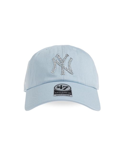 Sporty & Rich Blue Cap With Visor From The '47 & The New York Yankees' Collection
