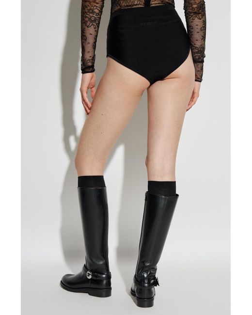 Givenchy Black Micro Shorts