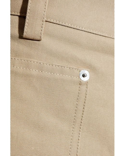 Givenchy White Cargo Trousers for men