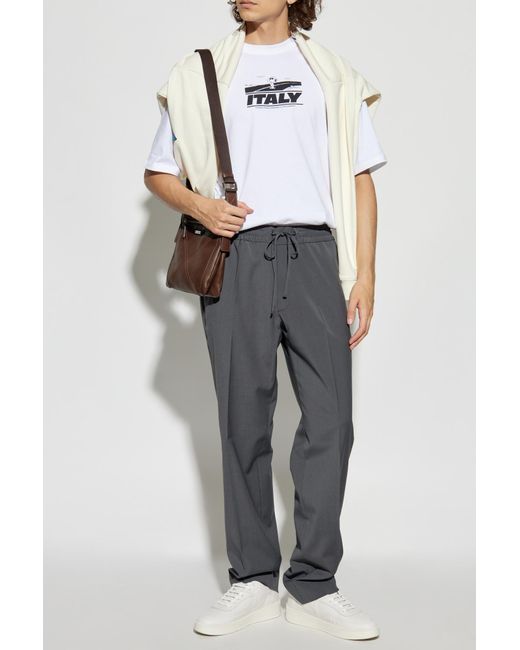 Iceberg Gray Sweatshirt With A 'Vintage' Effect for men
