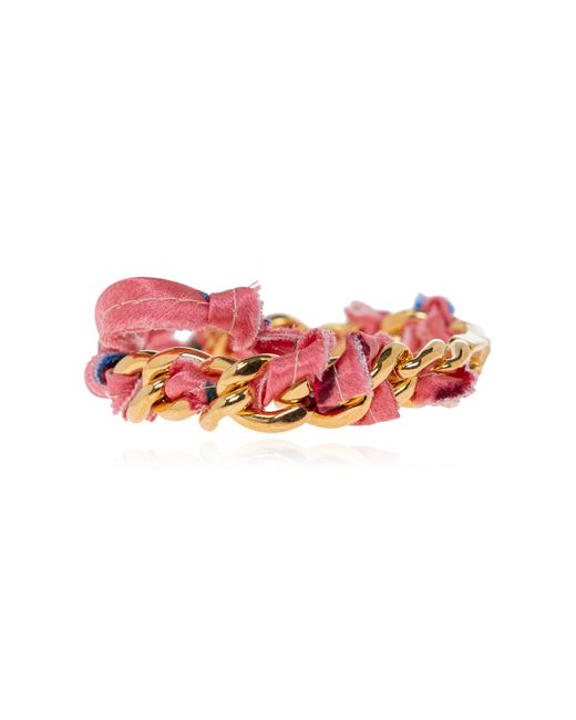 Balenciaga Black Bracelet With Logo