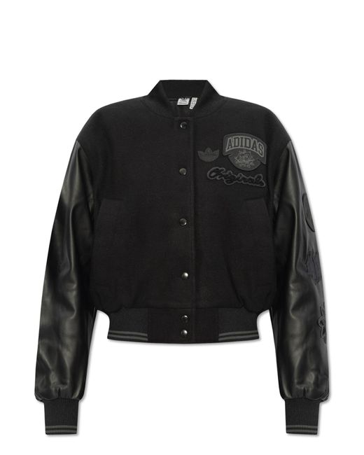 Adidas Originals Black Bomber Jacket,