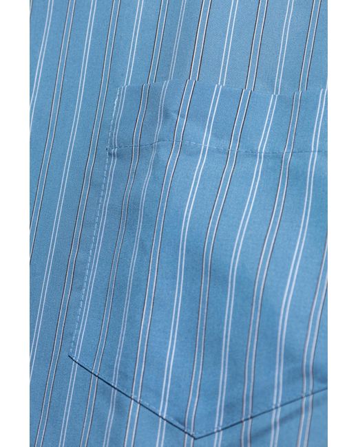 Acne Blue Striped Shirt for men