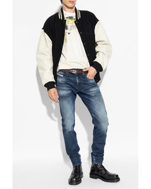 DIESEL Black Jacket L-Nyman for men