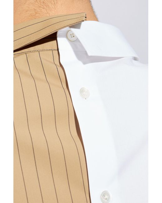 Lanvin White Short-Sleeved Shirt for men