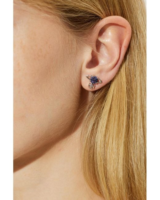 Vivienne Westwood Blue 'Reina' Earrings