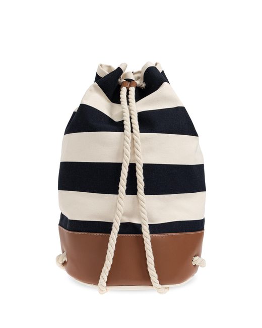 Paul & Shark Blue 'Drawstring' Backpack for men