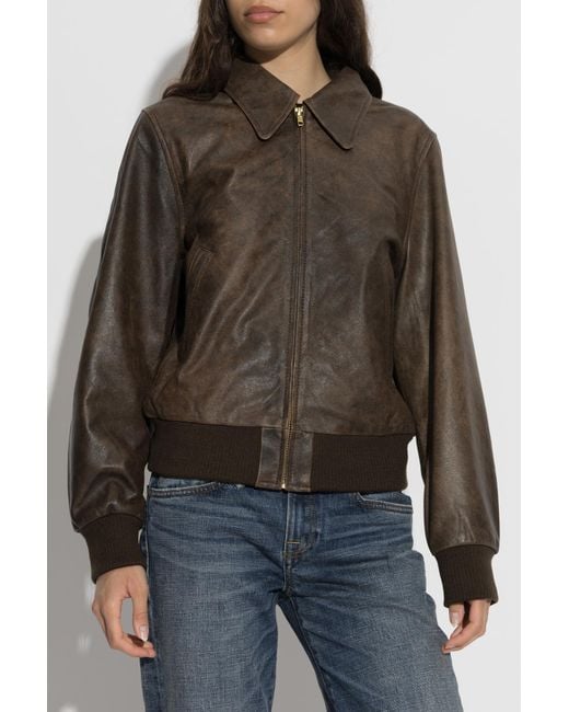 R13 Black Leather Jacket