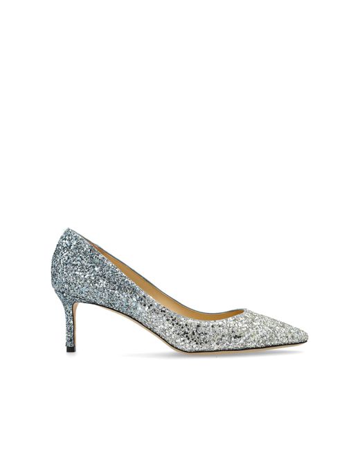 Jimmy Choo Black 'Romy' Heeled Shoes