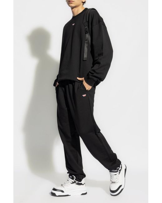 DIESEL Black Sweatpants 'P-Marky-D' for men