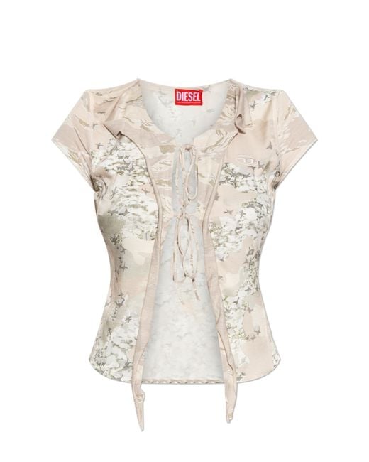 DIESEL White Top 'T-Afrymy'