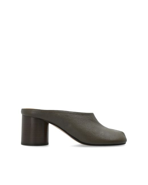 Maison Margiela Green Heeled Mules