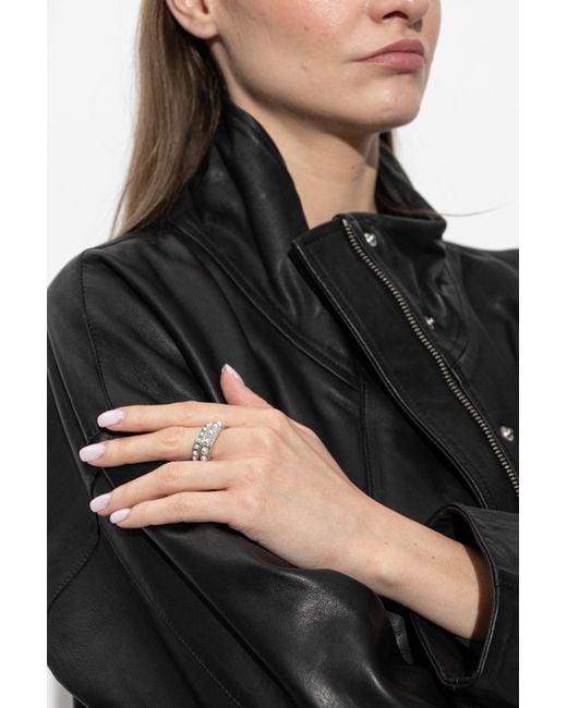 AllSaints Gray Two Rings