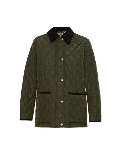 Burberry Green Quilted Jacket "Broadway"