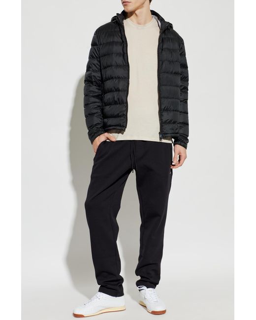 Paul & Shark Black Down Jacket for men