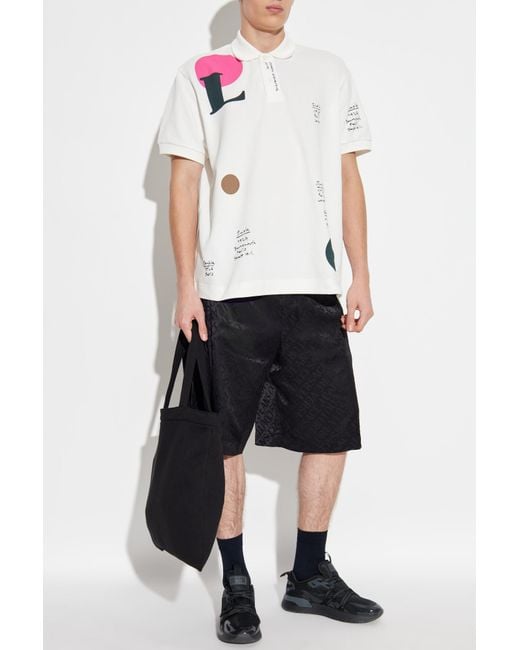 Versace Jeans Couture Blue Trousers With Logo for men