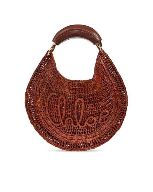 Chloé Brown Handbag "Summer Banana"