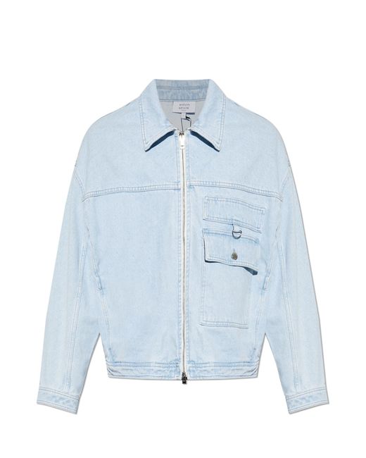 Maison Kitsuné Blue Denim Jacket for men
