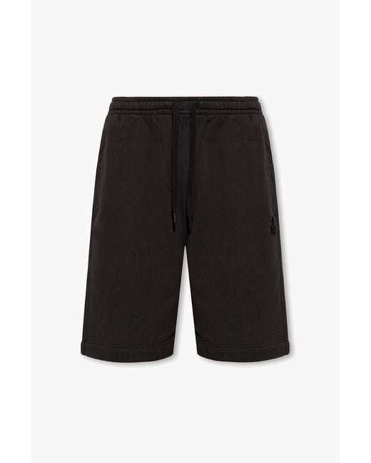 Isabel Marant White 'Mahelo' Shorts With Logo for men