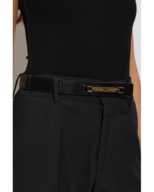 DSquared² Black Leather Belt