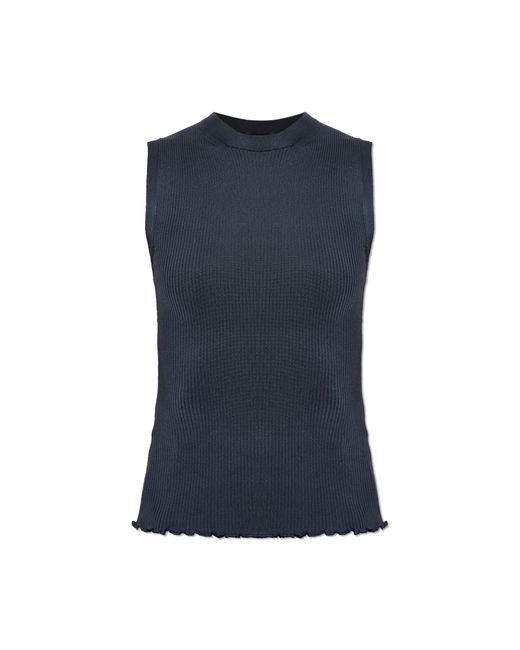 Alaïa Blue Silk Top