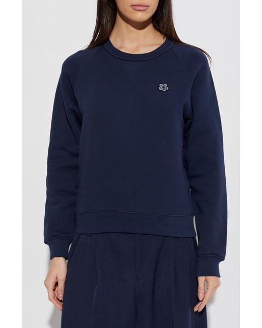 KENZO Blue Sweatshirt With Patch