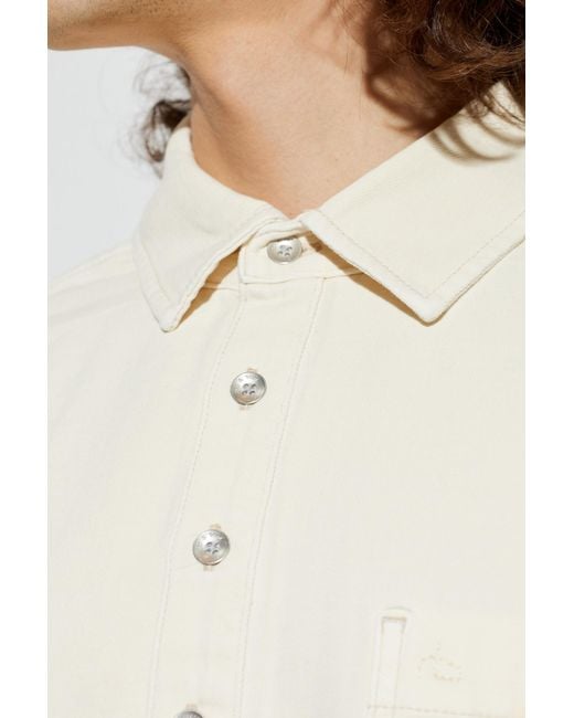 Rag & Bone Blue Polo With Pocket for men