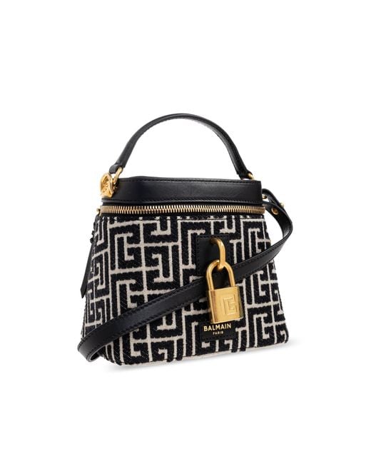 Balmain Black Handbag `pulse Vanity `,