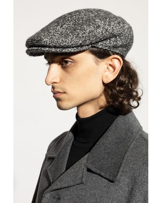 Dolce & Gabbana Gray Flat Cap for men