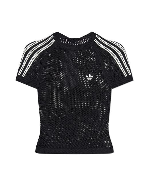 Adidas Originals Black T-Shirt With Logo