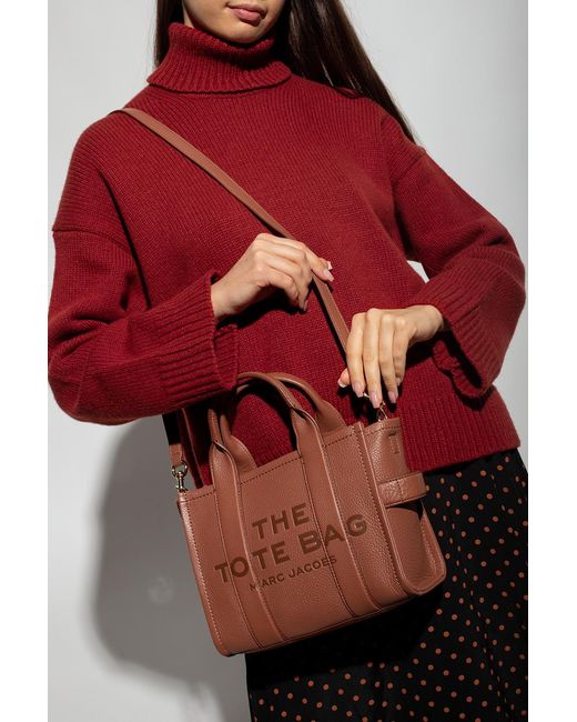 Marc Jacobs Brown Shopper Bag With Logo
