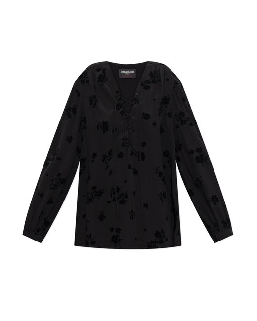Zadig & Voltaire Black Top "Tamela"