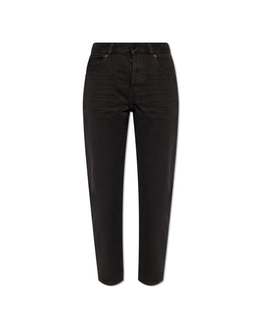 Saint Laurent Black High-Waisted Jeans