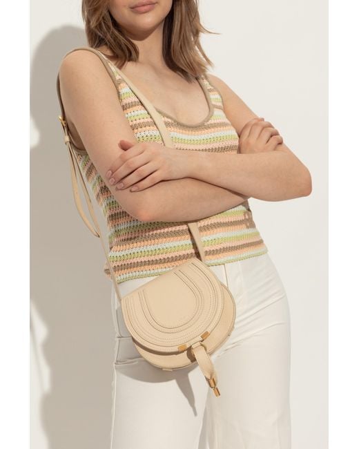 Chloé Natural Shoulder Bag 'Marcie Small'