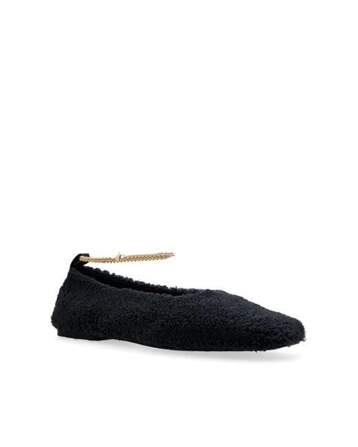MARIA LUCA Black Ballerinas 'Augusta'