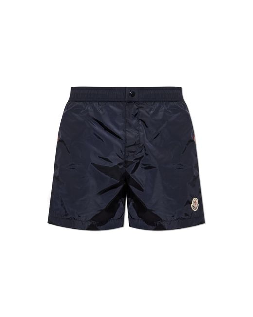Moncler Blue Swim Shorts for men