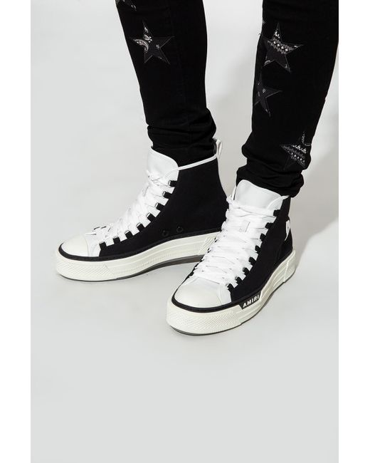 Amiri Black 'ma Court' High-top Sneakers for men