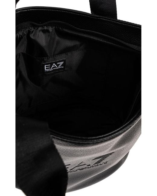 EA7 Black Bag With Logo