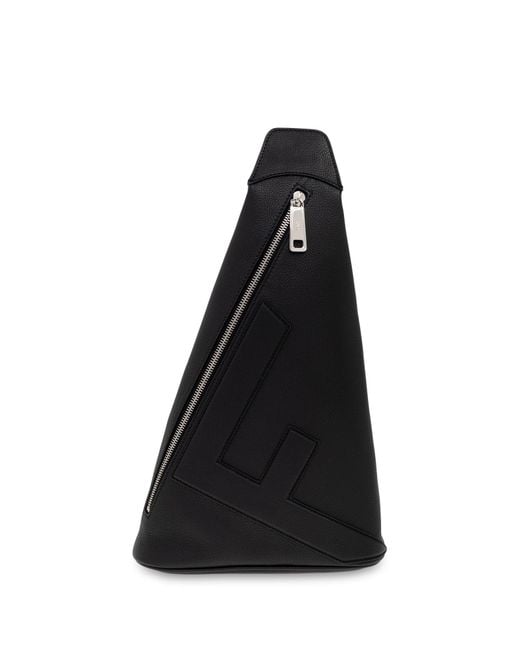 Fendi Black Single-Strap Backpack "Cono Large" for men