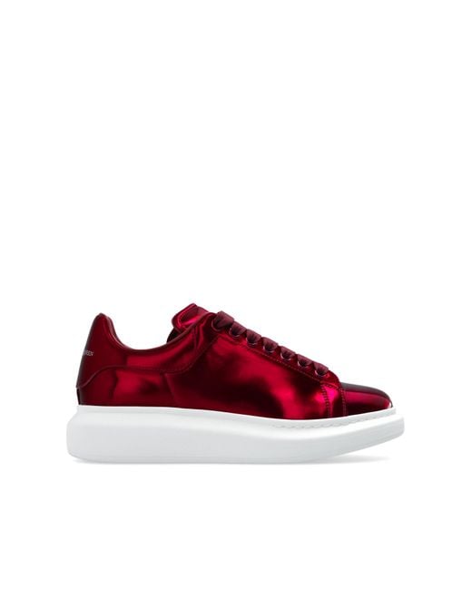 Alexander mcqueen red trainer best sale