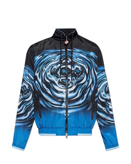 Casablanca Blue Jacket With Pockets for men