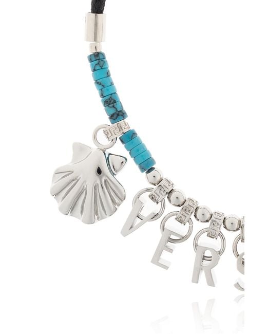 Versace Blue Charm Bracelet