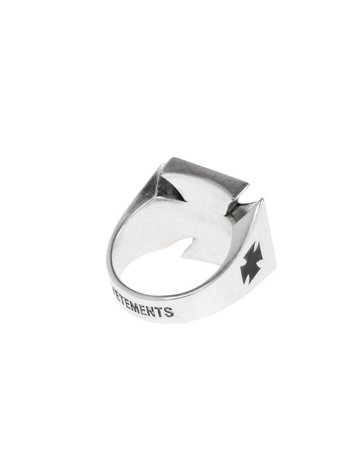 Vetements Black Logo Ring