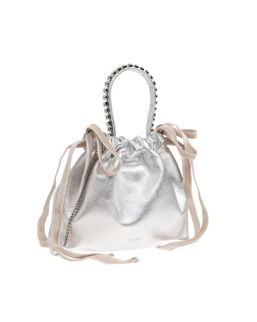 Jimmy Choo Metallic Handbag 'Drawstring Mini'