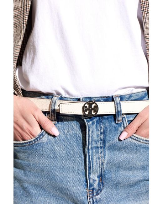 Tory Burch Natural Double-Sided Belt