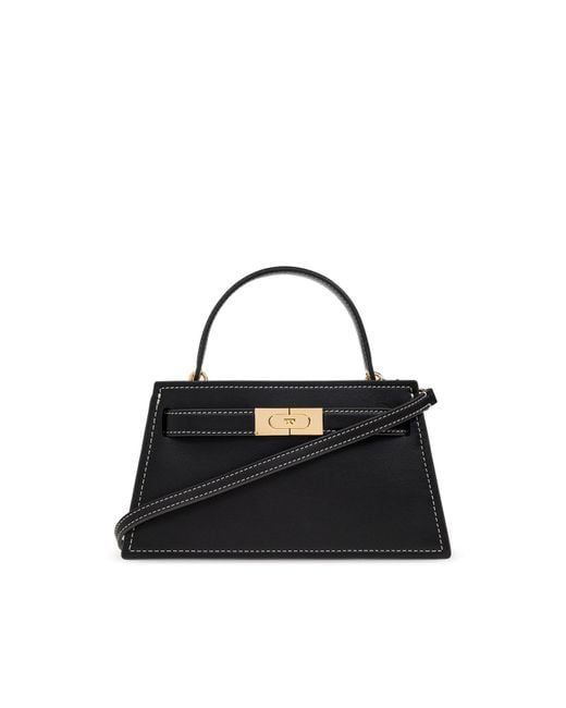 Tory Burch Gray Handbag Petitie Lee Radziwill