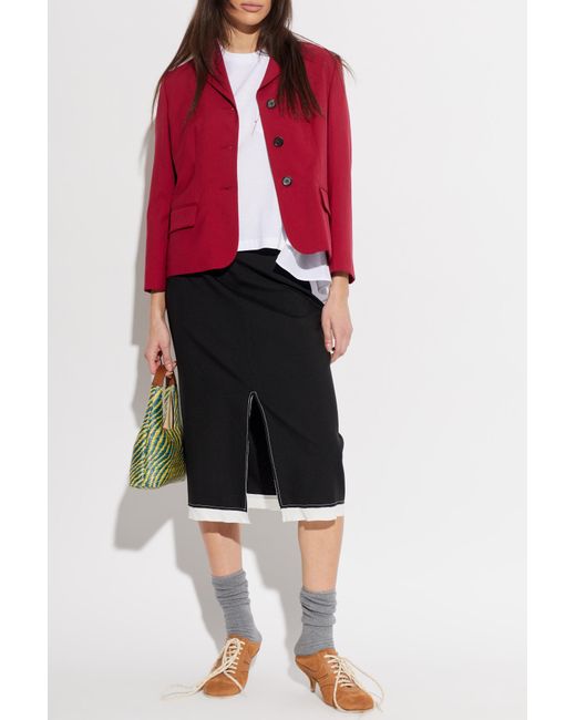 Marni Red Wool Blazer