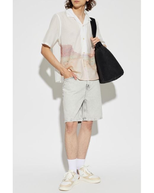 AllSaints White Shirt "Monument" for men